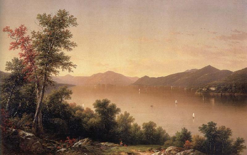 Casilear John William View on Lake George oil painting picture